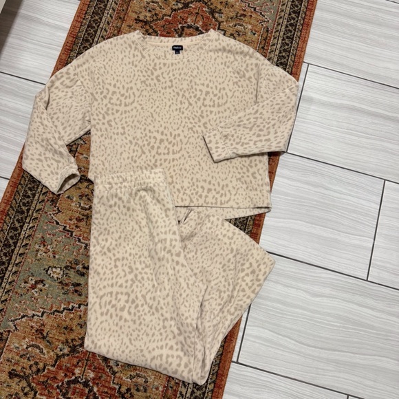 Gap Body Leopard Print Lounge Set - Picture 5 of 5